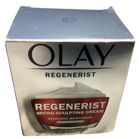 Olay Regenerist Micro-Sculpting Cream 48g Hydrating Moisturizer Fragrance-Free - Picture 2 of 5